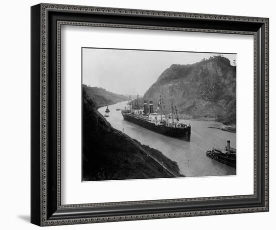 The S.S. Kronland in Panama-null-Framed Photographic Print