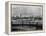 The S.S. Mauretania and New York City Skyline-null-Framed Premier Image Canvas