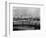 The S.S. Mauretania and New York City Skyline-null-Framed Photographic Print