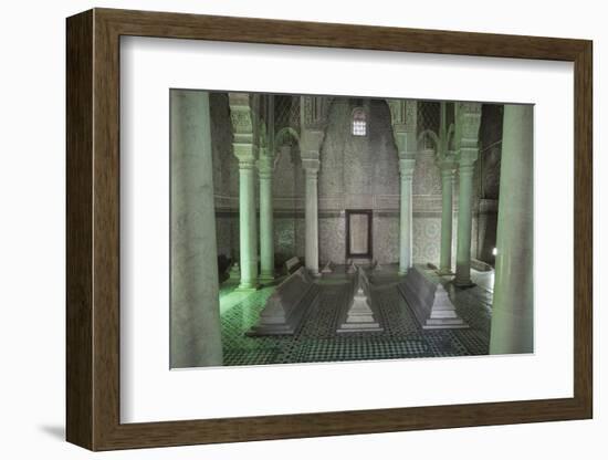 The Saadian Tombs, Marrakech, Morocco, North Africa, Africa-Charlie Harding-Framed Photographic Print