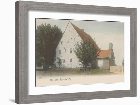 The Saal, Ephrata, Pennsylvania-null-Framed Art Print