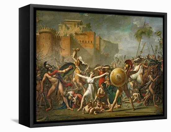 The Sabine Women, 1799-Jacques-Louis David-Framed Premier Image Canvas