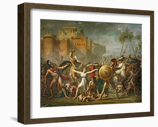 The Sabine Women, 1799-Jacques-Louis David-Framed Giclee Print