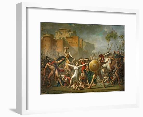 The Sabine Women, 1799-Jacques-Louis David-Framed Giclee Print