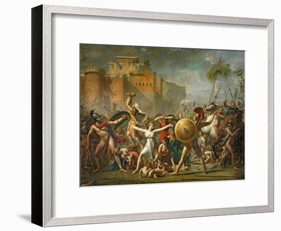 The Sabine Women, 1799-Jacques-Louis David-Framed Giclee Print