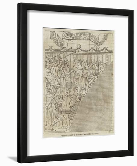 The Sacrament of Matrimony-Giotto di Bondone-Framed Giclee Print