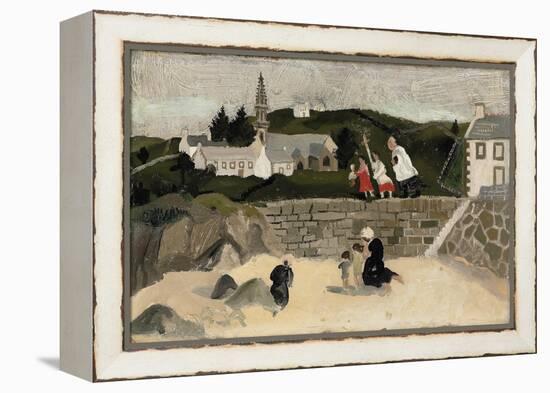 The Sacrament, Ploaré, Brittany (Oil on Board)-Christopher Wood-Framed Premier Image Canvas