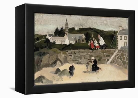 The Sacrament, Ploaré, Brittany (Oil on Board)-Christopher Wood-Framed Premier Image Canvas