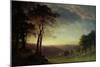 The Sacramento River Valley-Albert Bierstadt-Mounted Giclee Print