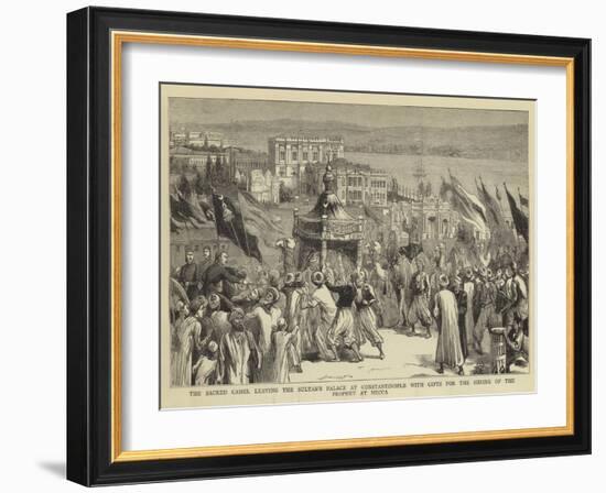 The Sacred Camel Leaving the Sultan's Palace at Constantinople with Gifts for the Shrine of the Pro-null-Framed Giclee Print