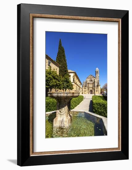 The Sacred Chapel of El Salvador in Plaza De Vazquez De Molina with Parador Hotel to Left, Ubeda-Carlos Sanchez Pereyra-Framed Photographic Print