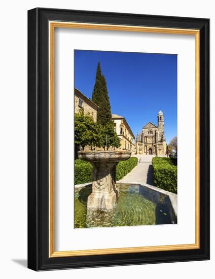 The Sacred Chapel of El Salvador in Plaza De Vazquez De Molina with Parador Hotel to Left, Ubeda-Carlos Sanchez Pereyra-Framed Photographic Print