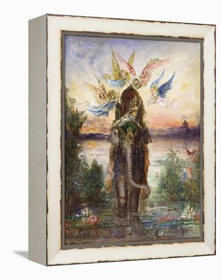 The Sacred Elephant (Pér)-Gustave Moreau-Framed Premier Image Canvas