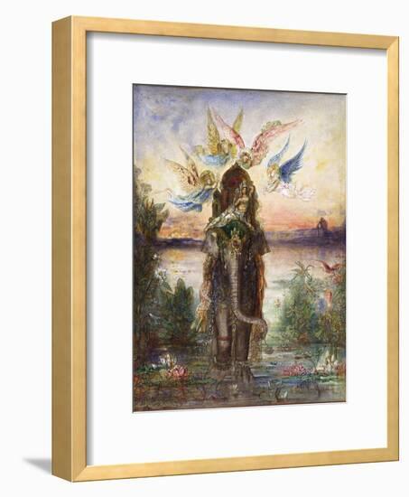 The Sacred Elephant (Pér)-Gustave Moreau-Framed Giclee Print