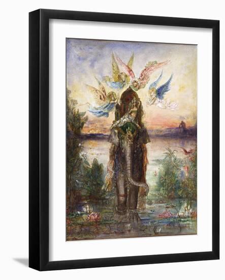 The Sacred Elephant (Pér)-Gustave Moreau-Framed Giclee Print