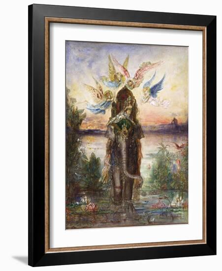 The Sacred Elephant (Pér)-Gustave Moreau-Framed Giclee Print