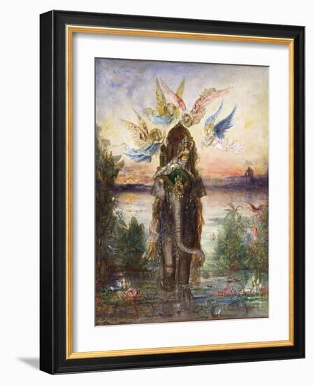 The Sacred Elephant (Pér)-Gustave Moreau-Framed Giclee Print