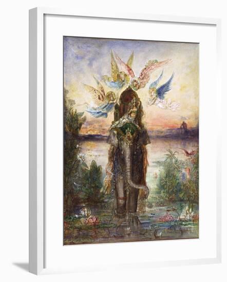 The Sacred Elephant (Pér)-Gustave Moreau-Framed Giclee Print