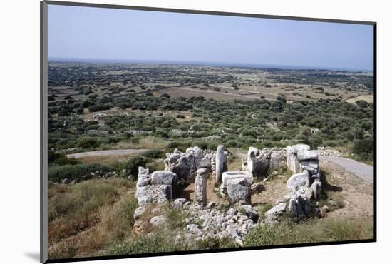 The sacred enclosure at Torre d'en Gaumes, Minorca, Balearic Islands, Spain-Werner Forman-Mounted Photographic Print