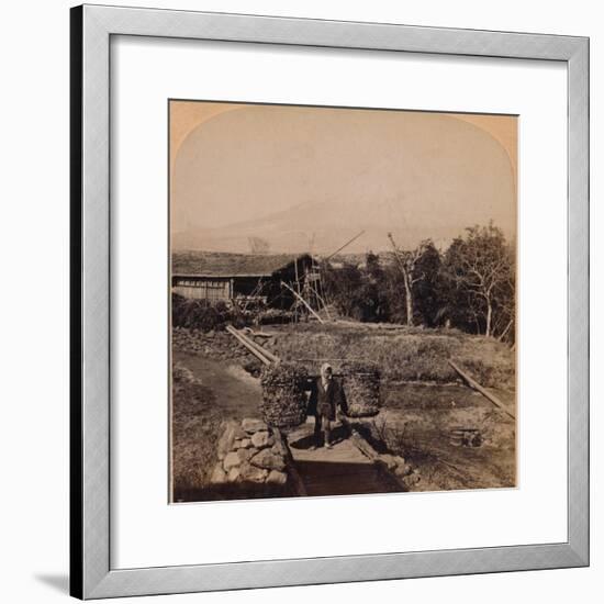 'The Sacred Fujiyama, Highest Mountain in Japan', 1896-Unknown-Framed Photographic Print