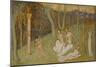 The sacred grove, 1883-Pierre Puvis de Chavannes-Mounted Giclee Print