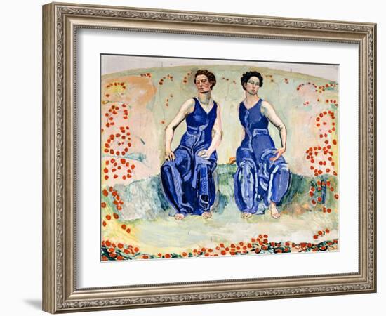 The Sacred Hour, c.1907-11-Ferdinand Hodler-Framed Giclee Print