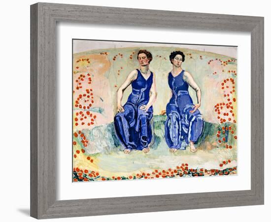 The Sacred Hour, c.1907-11-Ferdinand Hodler-Framed Giclee Print