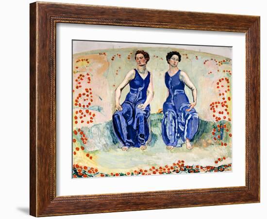 The Sacred Hour, c.1907-11-Ferdinand Hodler-Framed Giclee Print