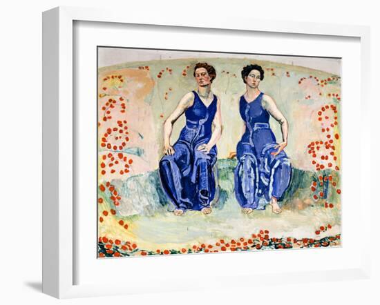 The Sacred Hour, c.1907-11-Ferdinand Hodler-Framed Giclee Print