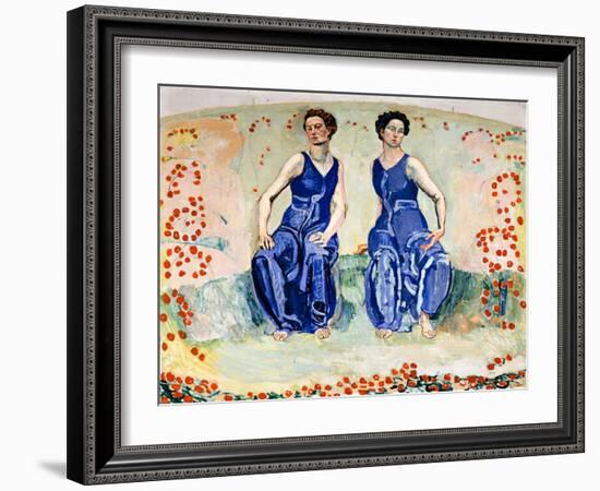 The Sacred Hour, c.1907-11-Ferdinand Hodler-Framed Giclee Print