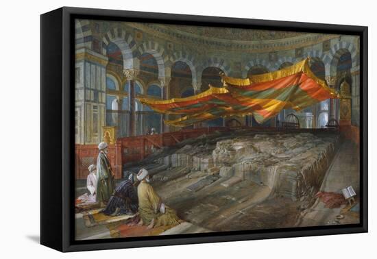 The Sacred Rock, Jerusalem, 1887-William 'Crimea' Simpson-Framed Premier Image Canvas