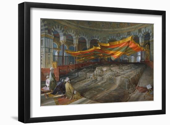 The Sacred Rock, Jerusalem-William Simpson-Framed Giclee Print