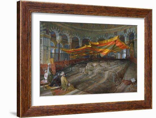 The Sacred Rock, Jerusalem-William Simpson-Framed Giclee Print