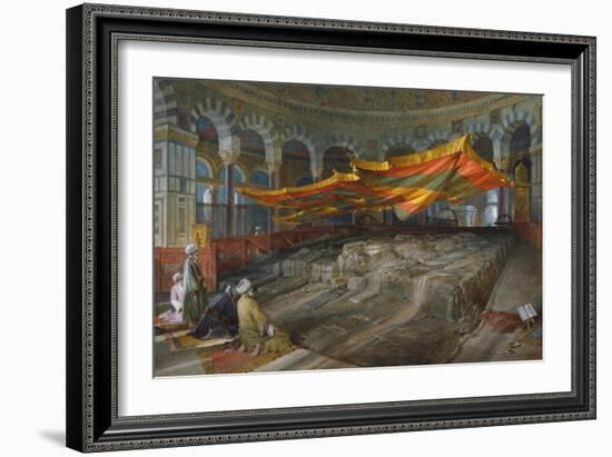 The Sacred Rock, Jerusalem-William Simpson-Framed Giclee Print