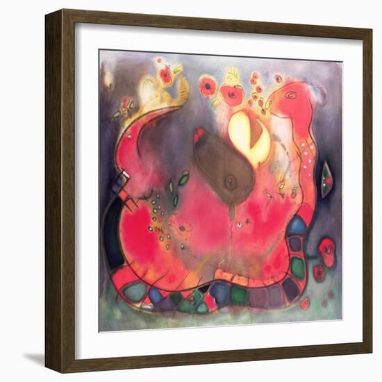 The Sacred Snake, 1994-Jane Deakin-Framed Giclee Print