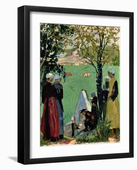 The Sacred Spring in Guidel, C. 1905-Maurice Denis-Framed Giclee Print