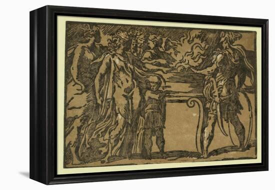 The Sacrifice, Between Ca. 1520 and 1700-Parmigianino-Framed Premier Image Canvas