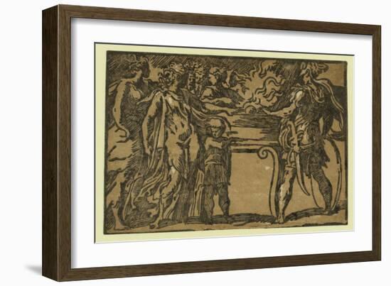 The Sacrifice, Between Ca. 1520 and 1700-Parmigianino-Framed Giclee Print