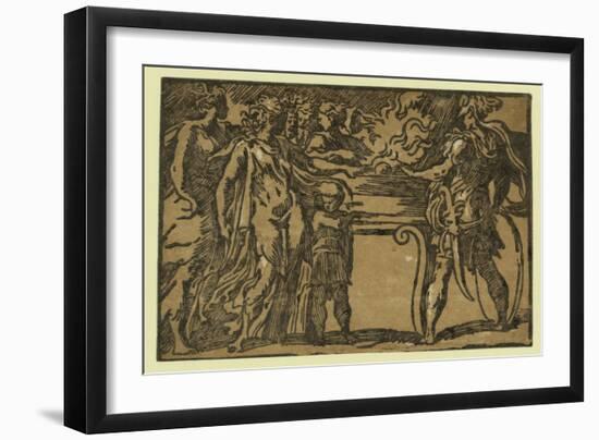 The Sacrifice, Between Ca. 1520 and 1700-Parmigianino-Framed Giclee Print