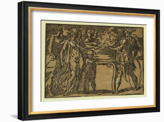The Sacrifice, Between Ca. 1520 and 1700-Parmigianino-Framed Giclee Print