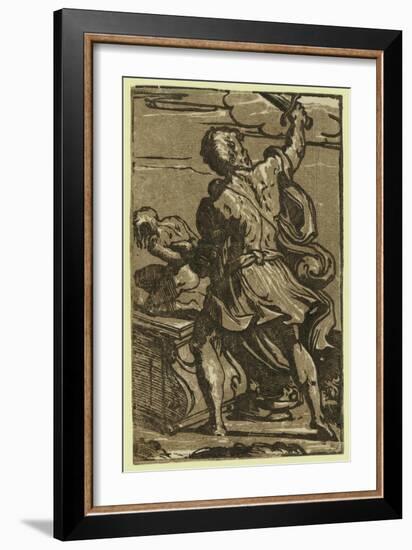 The Sacrifice of Abraham, Between Ca. 1520 and 1700-Parmigianino-Framed Giclee Print