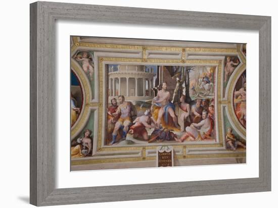 The Sacrifice of Codrus, King of Athens (Public Virtues of Greek and Roman Heroe), 1529-1535-Domenico Beccafumi-Framed Photographic Print