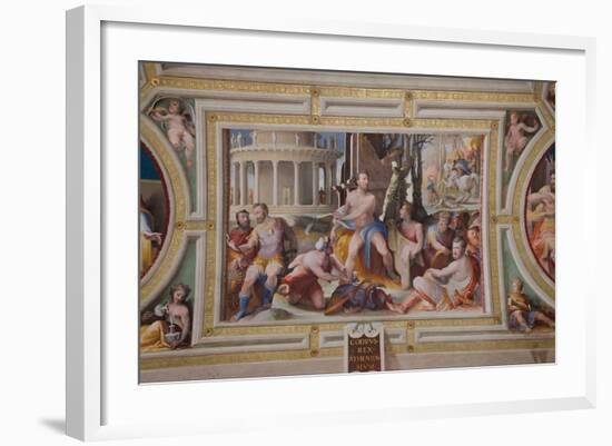 The Sacrifice of Codrus, King of Athens (Public Virtues of Greek and Roman Heroe), 1529-1535-Domenico Beccafumi-Framed Photographic Print