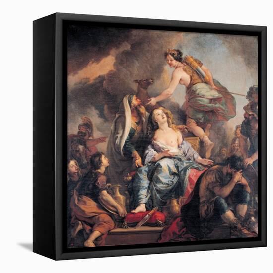 The Sacrifice of Iphigenia, 1680-Charles de La Fosse-Framed Premier Image Canvas