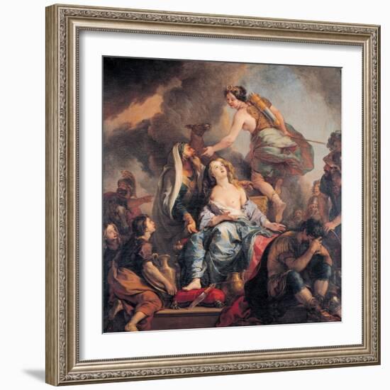 The Sacrifice of Iphigenia, 1680-Charles de La Fosse-Framed Giclee Print