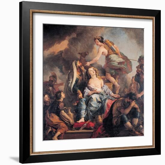 The Sacrifice of Iphigenia, 1680-Charles de La Fosse-Framed Giclee Print