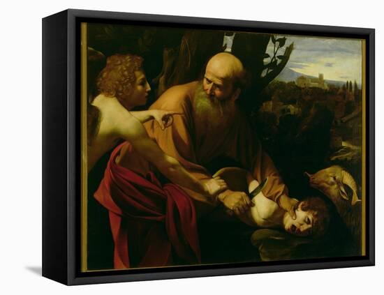 The Sacrifice of Isaac, 1603-Caravaggio-Framed Premier Image Canvas