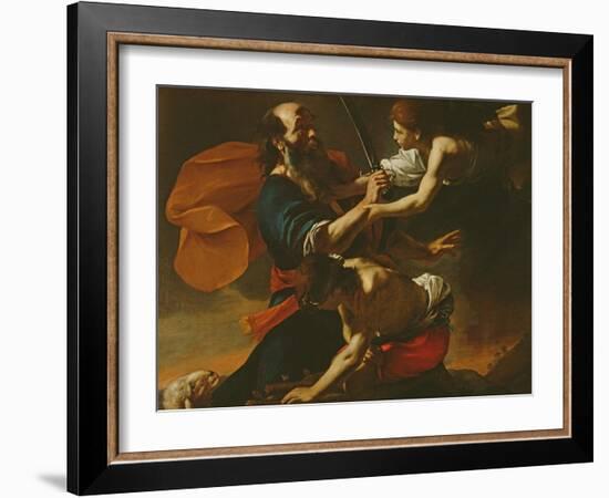 The Sacrifice of Isaac, 1613-Mattia Preti-Framed Giclee Print