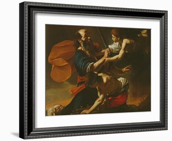 The Sacrifice of Isaac, 1613-Mattia Preti-Framed Giclee Print