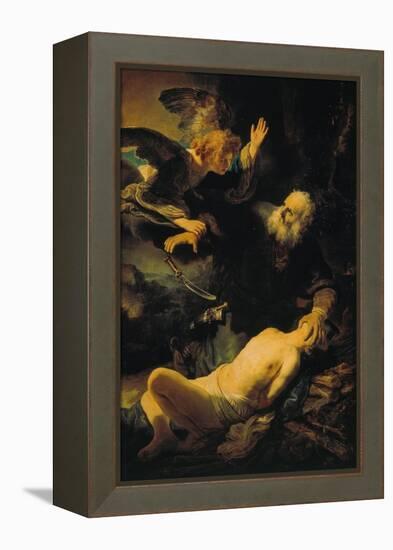 The Sacrifice of Isaac, 1635-Rembrandt van Rijn-Framed Premier Image Canvas